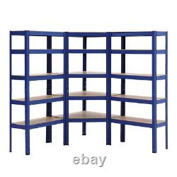 3 Bay Boltless Corner Racking/Shelving 5 Tier Heavy Duty Garage Storage Racks UK