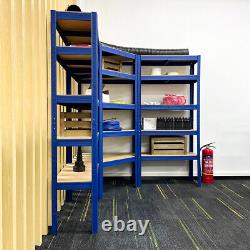 3 Bay Boltless Corner Racking/Shelving 5 Tier Heavy Duty Garage Storage Racks UK