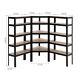 3 Bay Corner Racking/shelving 5 Tier Heavy Duty Garage Storage Racks 1500mm H