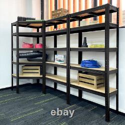 3 Bay Corner Racking/Shelving 5 Tier Heavy Duty Garage Storage Racks 1500mm H