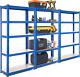 3 Bay Heavy Duty Steel Shelving Garage Racking Unit 150kg Per Shelf 5 Levels 15