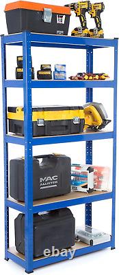 3 Bay Heavy Duty Steel Shelving Garage Racking Unit 150Kg per Shelf 5 Levels 15