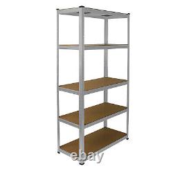 3 Garage Racking Shelving 5 Tier Boltless Heavy Duty Storage FREE Bay Connectors