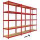 3 Garage Shelves Shelving 5 Tier Unit Racking Boltless Heavy Duty Storage Shelf