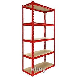 3 Garage Shelves Shelving 5 Tier Unit Racking Boltless Heavy Duty Storage Shelf