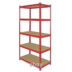 3 Garage Shelves Shelving 5 Tier Unit Racking Boltless Heavy Duty Storage Shelf