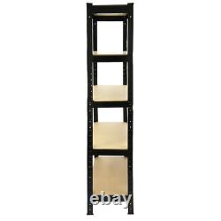 3 Garage Shelving Racking Heavy Duty Steel Boltless Warehouse Unit 5 Tier 75cm