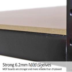 3 Garage Shelving Racking Heavy Duty Steel Boltless Warehouse Unit 5 Tier 75cm