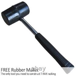 3 Racking Shelving Bays 5Tier Garage Unit Storage Racks Heavy Duty Steel Shelves