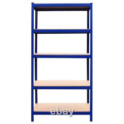 3 Racking Shelving Bays 5Tier Garage Unit Storage Racks Heavy Duty Steel Shelves