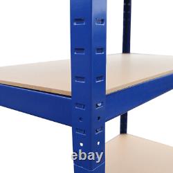 3 Racking Shelving Bays 5Tier Garage Unit Storage Racks Heavy Duty Steel Shelves