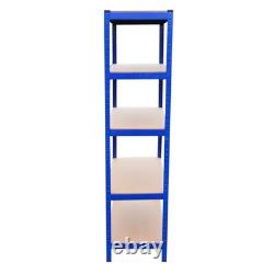 3 Racking Shelving Bays 5Tier Garage Unit Storage Racks Heavy Duty Steel Shelves