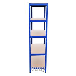 3 Racking Shelving Bays 5Tier Garage Unit Storage Racks Heavy Duty Steel Shelves