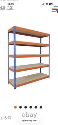 3 X Heavy Duty Large Rapid Racking Shelves