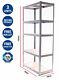3 X 5 Tier Extra Heavy-duty Shed Shelving Unit Free Mallet Free Connectors