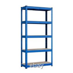 3 x 5 Tier Heavy duty shelving unit blue/ Price for unit 60£