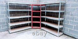 3 x Heavy Duty industrial 5- Tier shelving unit 300kg each shelve capacity