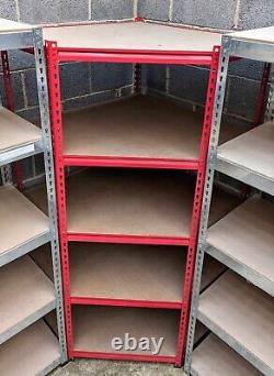 3 x Heavy Duty industrial 5- Tier shelving unit 300kg each shelve capacity