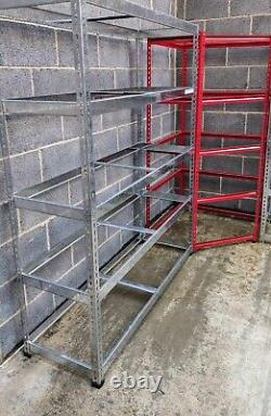 3 x Heavy Duty industrial 5- Tier shelving unit 300kg each shelve capacity