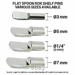 3mm Spoon Shelf Support Pin Peg Kitchen Cabinet Book Shelves Holder