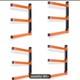 4pcs Garage Shed Folding Storage Shelving Wall Mounted Heavy Duty Shelves Rack