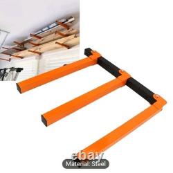 4PCS Garage Shed Folding Storage Shelving Wall Mounted Heavy Duty Shelves Rack