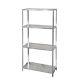 4tier Garage Full Metal Shelving 142 X 75 X 30cm Heavy Duty Racking Storage