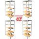 4x 5tier Racking Shelf Heavy Duty Garage Shelving Storage Shelves 180x90x40cm Es