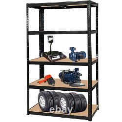 4X Garage Shelves Shelving 5 Tier Unit Racking Boltless Heavy Duty Storage Shelf