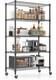 4/5 Tier Racking Shelf Heavy Duty Garage Shelving Storage Shelves With 4 Wheels