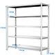 4/5 Tier Stainless Steel Shelving Unit Kitchen Pantry Garage Storage Rack Shelf