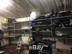 4 Bay 16 Tier heavy duty Large shelving Storage Racking used