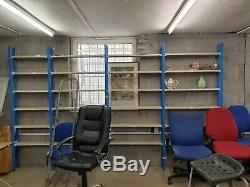 4 Bay Heavy Duty Garage Storage Racking/Shelving Unit/Metal Shelving