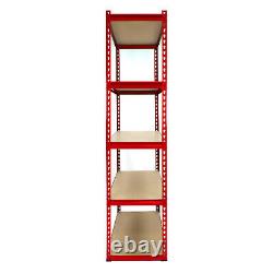 4 Garage Shelves Shelving 5 Tier Unit Racking Boltless Heavy Duty Storage Shelf