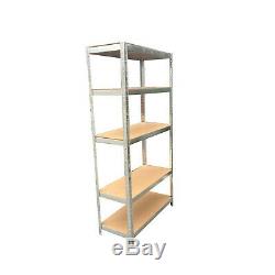4 Garage Shelving Racking Bays 5Tier EXTRA HD Shelves Thicken Storage Shed Large