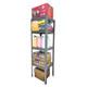 4 Tier Adjustable Metal Shelving Unit Heavy Duty Storage Rack Garage Warehouse