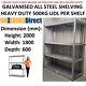 4 Tier British Steel Shelving Heavy Duty Garage Storage Racking 500kg Udl