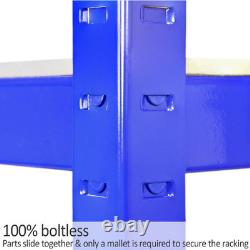 4 Tier Garage Shelving Units Storage Heavy Duty Metal Racking Shelves 5 Bays