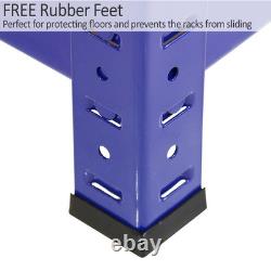 4 Tier Garage Shelving Units Storage Heavy Duty Metal Racking Shelves 5 Bays