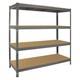 4 Tier Heavy Duty Boltless Steel Garage Racking Bay Shelving Metal Unit Shelves