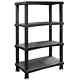 4-tier Plastic Shelving Unit For Home, Garden, Garage, And Shed Storage Shelve