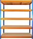 4 Tier Racking Heavy Duty Garage Shelving Storage Shelves Boltless Steel Unit
