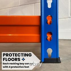 4 Tier Racking Heavy Duty Garage Shelving Storage Shelves Boltless Steel Unit