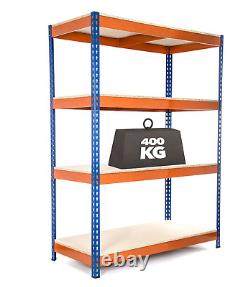 4 Tier Steel Heavy Duty Garage Storage Racking 2200mmH x 1200mm W x 450MM D