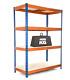 4 Tier Steel Heavy Duty Garage Storage Racking 2200mmh X 1200mm W X 450mm D