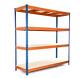 4 Tier Steel Heavy Duty Garage Storage Racking 2200mmh X 1800mm W 500kg Udl