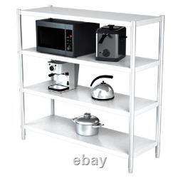 4 Tiers Racking Shelf Heavy Duty Garage Shelving Storage Shelves Unit 180x150cm