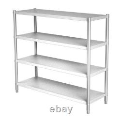 4 Tiers Racking Shelf Heavy Duty Garage Shelving Storage Shelves Unit 180x150cm