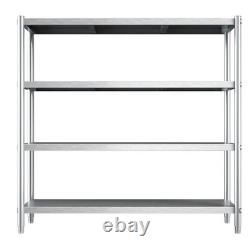 4 Tiers Racking Shelf Heavy Duty Garage Shelving Storage Shelves Unit 180x150cm