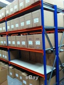 4 bays of Heavy Duty Longspan Shelving, ideal for warehouse, stores, garages, home